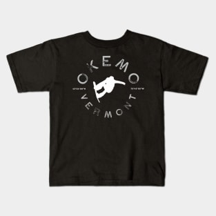 Okemo Mountain Snowboard Kids T-Shirt